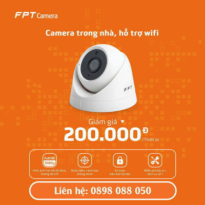 Camera FPT trong nhà - Camera an ninh bảo mật cao